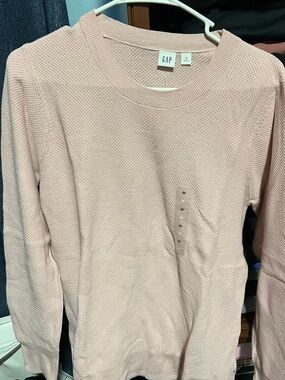 GAP Women's Pale Blush Crewneck Sweater
